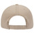 Back - Khaki - OTTO Garment Washed Distressed Superior Cotton Twill w/ Heavy Stitching 6 Panel Low Profile Dad Hat