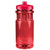 Translucent Red/Translucent Red Blank - 20 Oz. Shoreline Bottle w/ Low Profile Push Pull Lid
