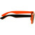 Black Orange - Vintage Two Tone Smoke Sunglasses