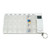 White Blank - 28 Grid 7 Day Pill Box w/Alarm Clock
