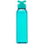 Teal Blue Blank - Gym Water Bottle w/ Carrying Loop 22 oz. Plastic Bottles