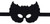 Black - Mardi Gras Mask Hat