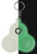 21285 glow image - Universal Source® Pop 3 Bubbles Keychain