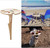 Outdoor Folding Wooden Wine Table