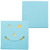 Light Blue Blank - Smiley Face Sticky Note Pack