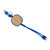 Blue/Bamboo - Dual Input 3-IN-1 Bamboo Retractable Cable