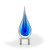 Elston Art Glass Award - Clear Base
