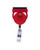White Blank - Badge Reel Holder with Screen Cleaner