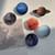 The Mars Shaped Acrylic Album Memo Clip Bag Binder Sealing Clip Food Bag Clamp-Two Sides Imprint