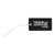 Black/Clear Logo Front View - Explorer Luggage Tag