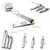 Cross Stripes 12-IN-1 Manicure Set Nail Clippers