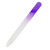 Purple - Glass Nail File in Sleeve