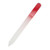 Red - Glass Nail File in Sleeve