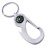 Silver Blank - Metal Key Chain With Compass