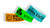 1" Tyvek® In-Stock Solid Color Wristbands with Black Imprint
