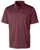 Bordeaux - Cutter & Buck Prospect Textured Stretch Mens Short Sleeve Polo
