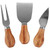 Wood Brown Logo - Braemar Glass Cheese Board & Knife