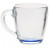 Blue Blank - 15.5 Oz. Tapered Glass Coffee Mugs w/Custom Imprint Cups