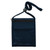 Navy Blue - Pouch With Front Zipper Pocket