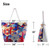 Large Beach Tote Bag With Inner Pocket & Zipper