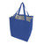 Royal-Blue - 235 GSM Non-Woven Reinforce Handle Insulated Grocery W/ Gusset Tote Bag (13" X 15" X 9")