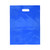 sky  blue - Die Cut Plastic Handle Bag (12" x 16" )