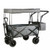 Gray - Foldable Wagon With Canopy