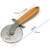 7 4/5" Custom Pizza Cutter Wheel w/Bamboo Handle & Stainless-Steel Blade MOQ100PCS