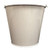 5 QT White Galvanized Bucket w/Metal Handle