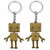 Bronze - Robot Shaped Key Chain