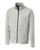 Silver - Clique Summit Performance Fleece Full Zip Mens Jacket