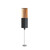 Copper/Black Blank Front - Wooden Texture Black Cylinder Electric Coffee Mixer Egg Whisk With Stand