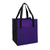 Purple - Non-Woven Grocery Tote Bag w/Front Pocket