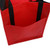Red - Non-Woven Grocery Tote Bag w/Front Pocket