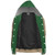 Various Blank Inside View - Build Your Own Cotton Varsity Jacket: Black Satin Lining