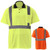 Hi Viz Class 2 Cotton Knitted Reflective Tape Polo Shirt With Pocket