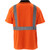 Hi Viz Class 2 Cotton Knitted Reflective Tape Polo Shirt With Pocket