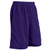 purple - Polyester Tricot Short with Liner, 7 Inseam
