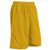 gold - Polyester Tricot Short with Liner, 7 Inseam