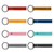 Loop Leather Keychain