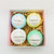 4 Pieces/Gift Box Handmade Organic Bath Bombs