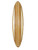 5'8 Bamboo Surfboard - Epoxy/Fiberglass