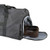 Black/Gray Blank Side View - Hudson Garment Weekender
