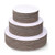 Swatch - 8 "10"12" Round White Corrugated Cake Pad