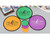 Polyester Folding Frisbee Fan With Pocket