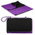 Purple/Black-Blanket & Tote - Blanket Tote - Outdoor Picnic Blanket