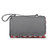 Red Check/Gray-Blanket Tote Front View - Blanket Tote - Outdoor Picnic Blanket