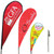 Wing Flag 8.1' "Petal TearDrop" Kit, Double Sided Print