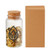 Gold/Clear/Brown Logo - Push Pins in Jar