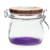 Purple Blank - 16 Oz. Glass Candy Jars w/Wire Wooden Lid